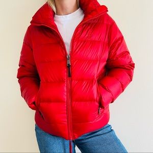 womens polo puffer jacket